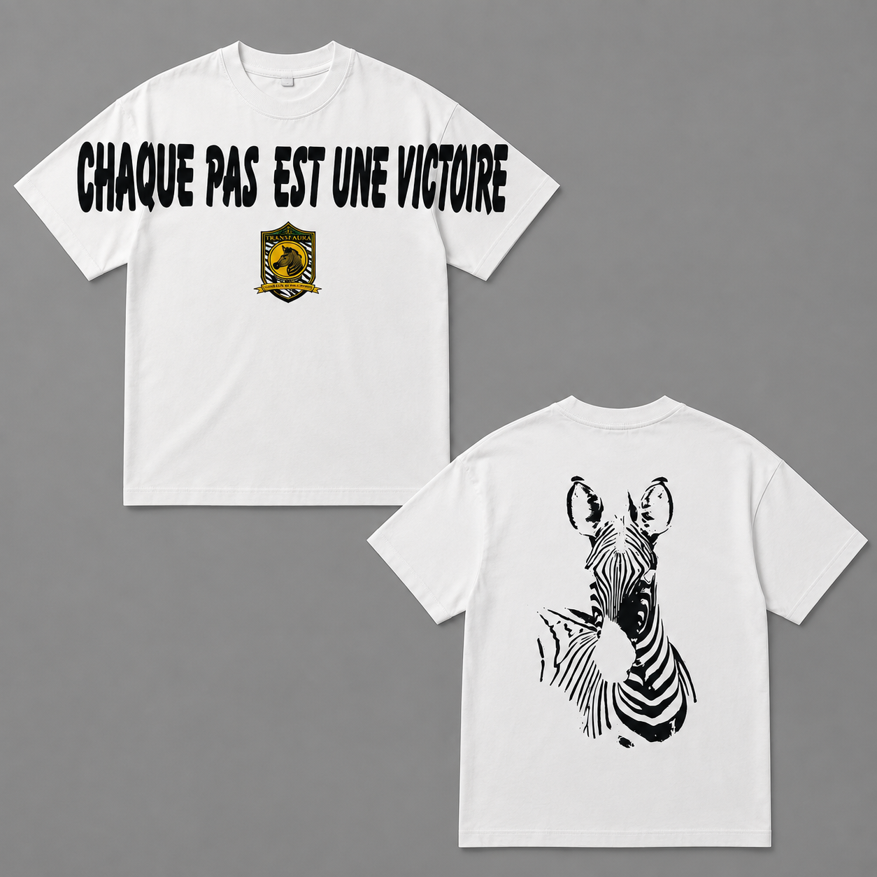 Tee-Shirt Motivation Blanc